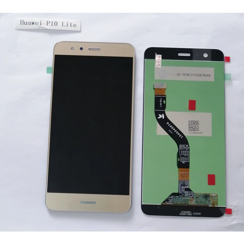 5.2-дюймовый дисплей LCD + сенсорный экран сборки с рамкой для Huawei P10 Lite WAS-LX2J WAS-LX2 WAS-L03T WAS-LX3
