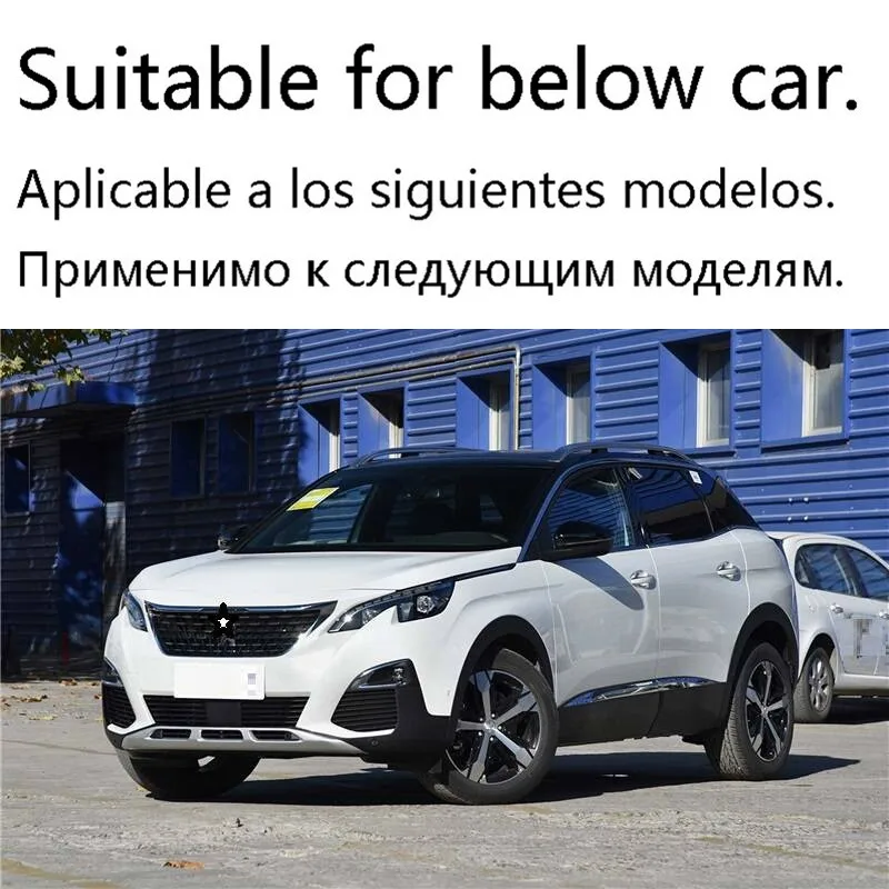 Автомобильная дверная ручка на выходе кондиционера, автомобильные декоративные модифицированные аксессуары для стайлинга автомобилей, стикер полосы 19 для peugeot 4008