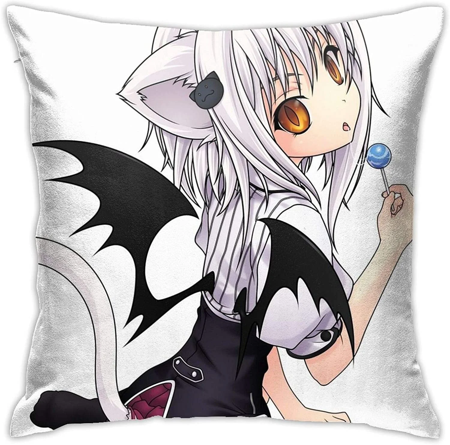 

Highschool DxD Hero Cover Art Square Pillowcase Throw Pillow Cover Soft Pillow Case Home Decor for Living Room Car cushion