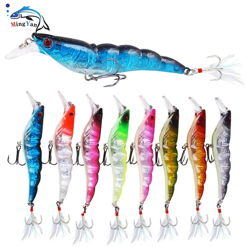 

1pcs Sinking Shrimp Lure 13.6g 9.5cm Fishing Lure Wobbler Shrimp Carp Casting Swimbait Artificial Fishing Hard Bait