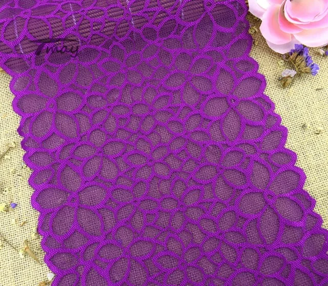 #1528 черно-белый армейский зеленый цвет 1 ярд стрейч эластичная кружевная отделка