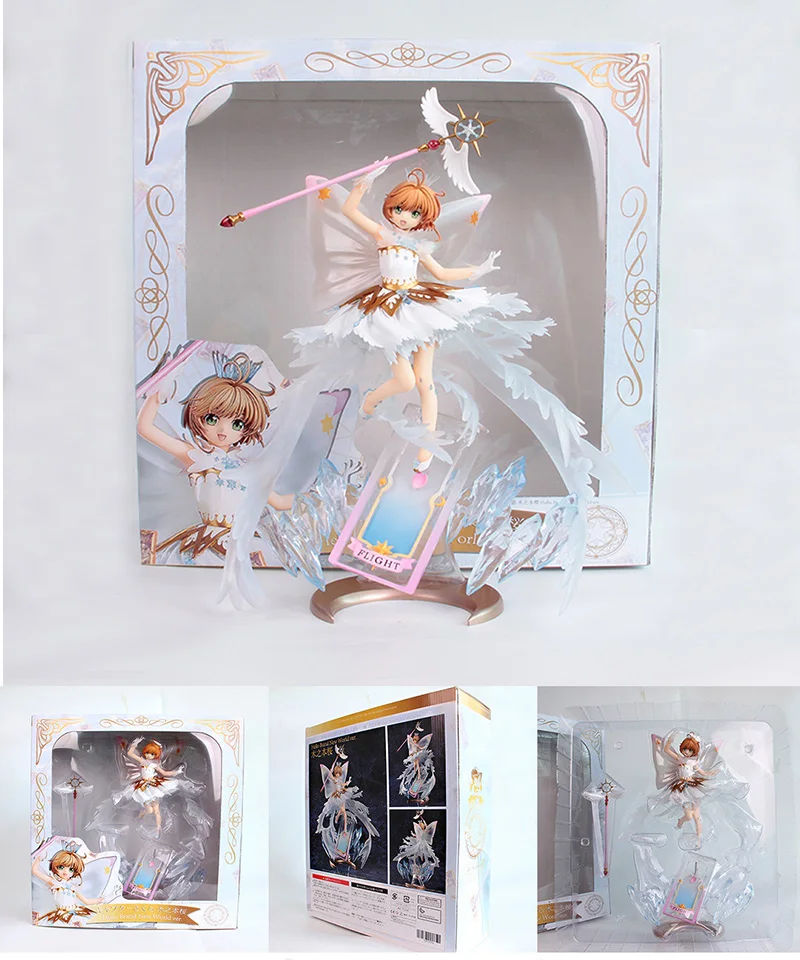 

Card Captor Sakura Action Figure KINOMOTO SAKURA Model Toys Gift 37cm