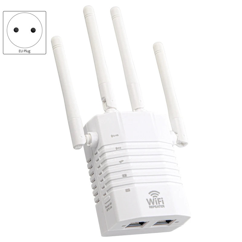 Беспроводной Wi-Fi ретранслятор 1200 м двойной частоты усилитель сигнала Поддержка 2