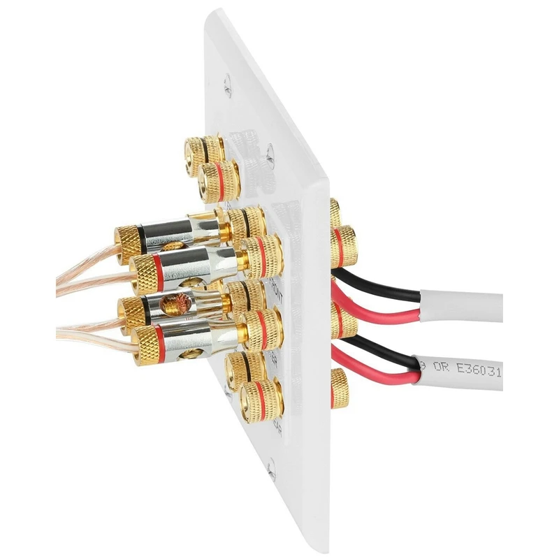 5 1 2 Gang настенная панель динамика с RCA банановой стойкой для объемного домашнего