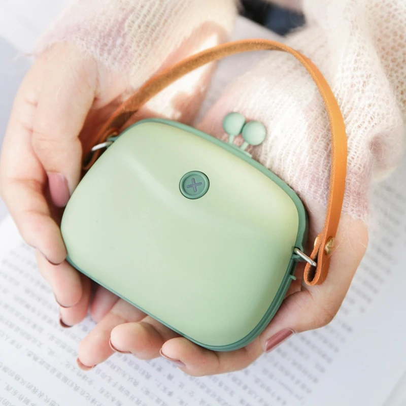 

Hand Warmers,Rechargeable Hand Warmer with Handle 8000MAh USB Electric Hand Warmer Power Bank Heat