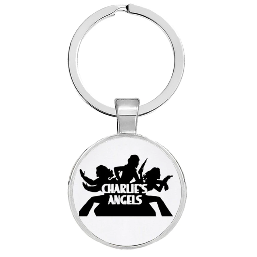 Брелоки для ключей с изображением &quotCharlie Angels&quot &quotI BELIEVE IN ANGELS&quot женщин и мужчин