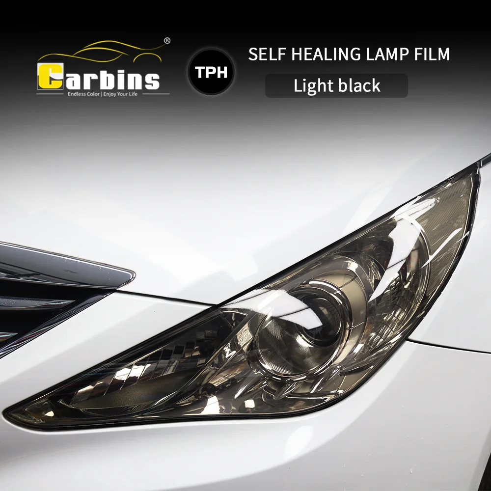 CARBINS самовосhealing вающаяся пленка PPF для головного убора Дымчатая черная