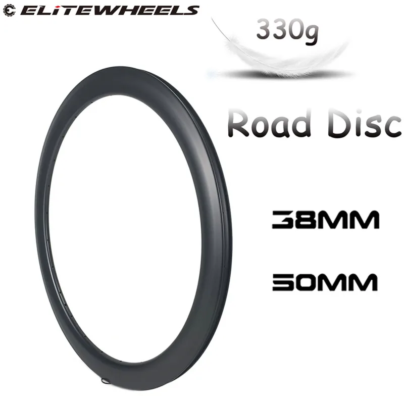 ELITEWHEELS супер светильник дорожный диск углеродный обод велосипеда 700c 38/50 мм
