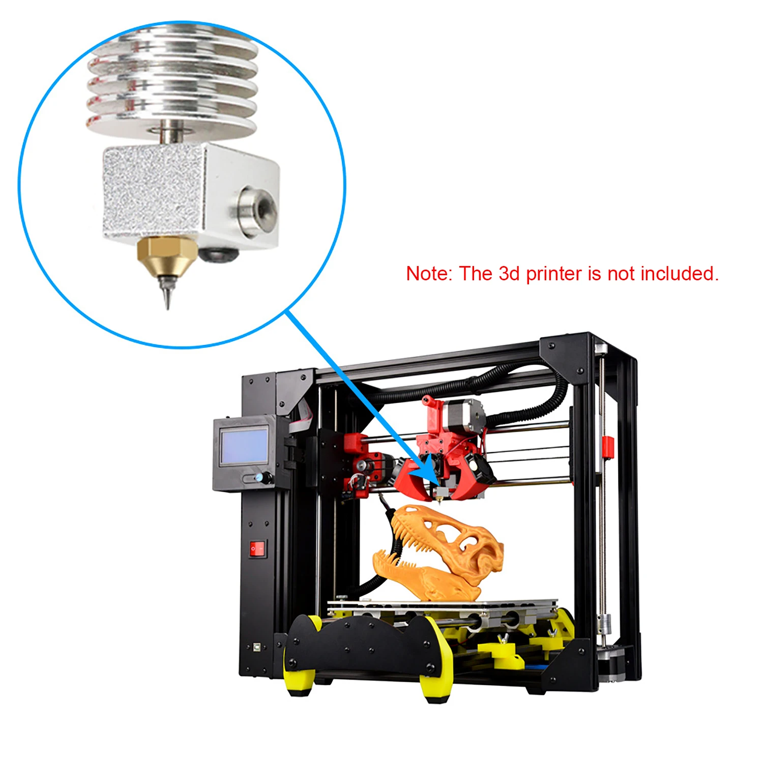 Детали для 3d принтера M6 латунный адаптер с резьбой наконечник 0 4 мм 5 печатающая
