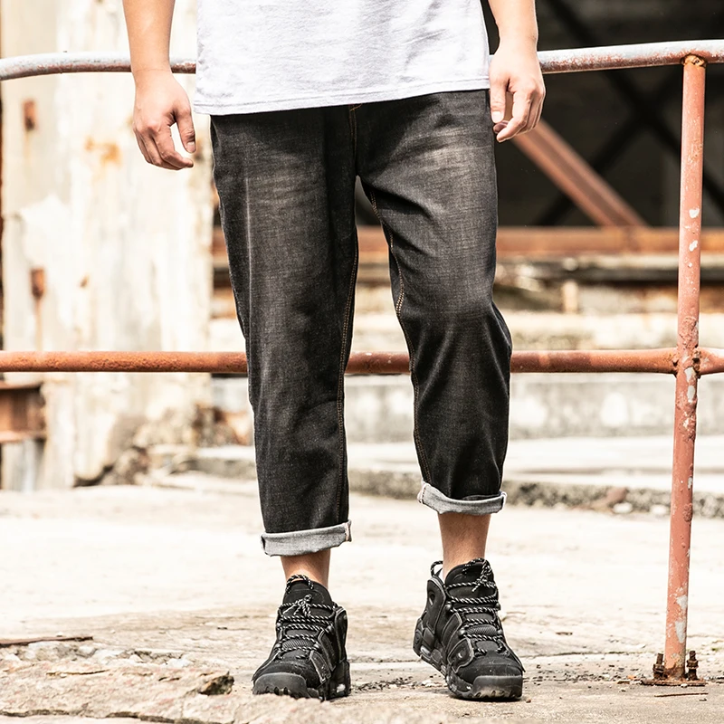 Мужские джинсовые брюки карандаш размеры до 6XL|Мужские джинсы| |