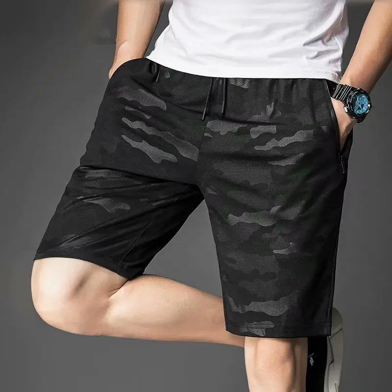 

Spring and Autumn New Trend Men's Streetwear Casual Sports Black Ankle Length Harem Pants for Men's Plus Size