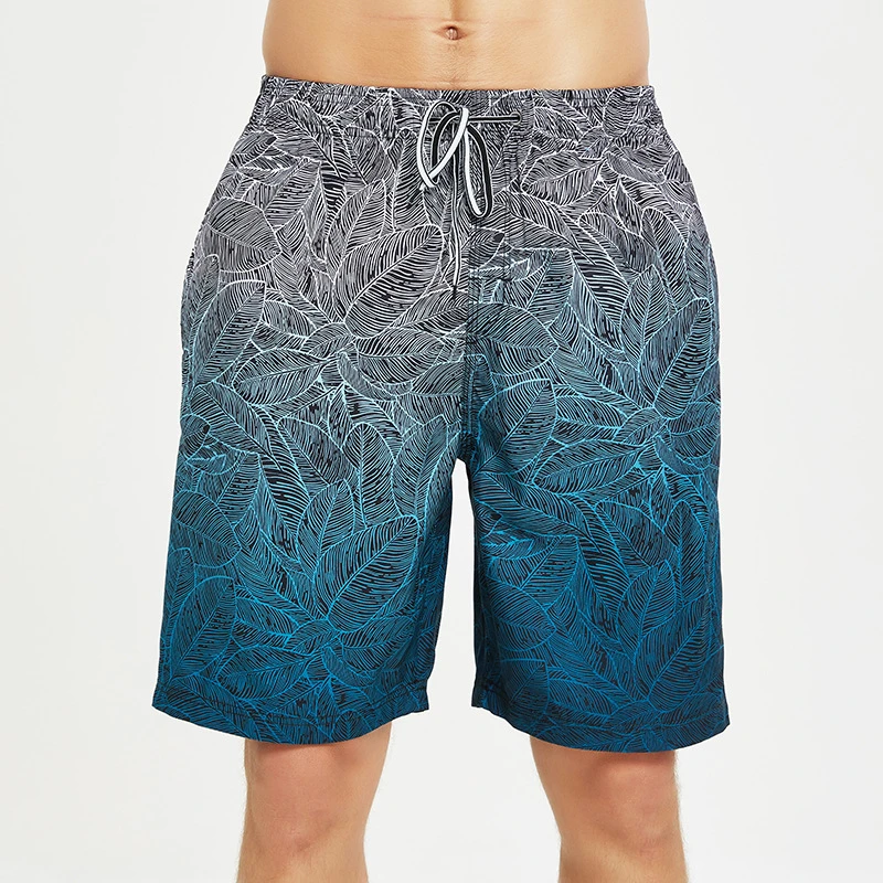 Casual Quick Dry Jungle Print Running Shorts Men Swimsuit Man Swimwear Mens Short Pants Surf Joggers Sport Gym Beach Wear Mans