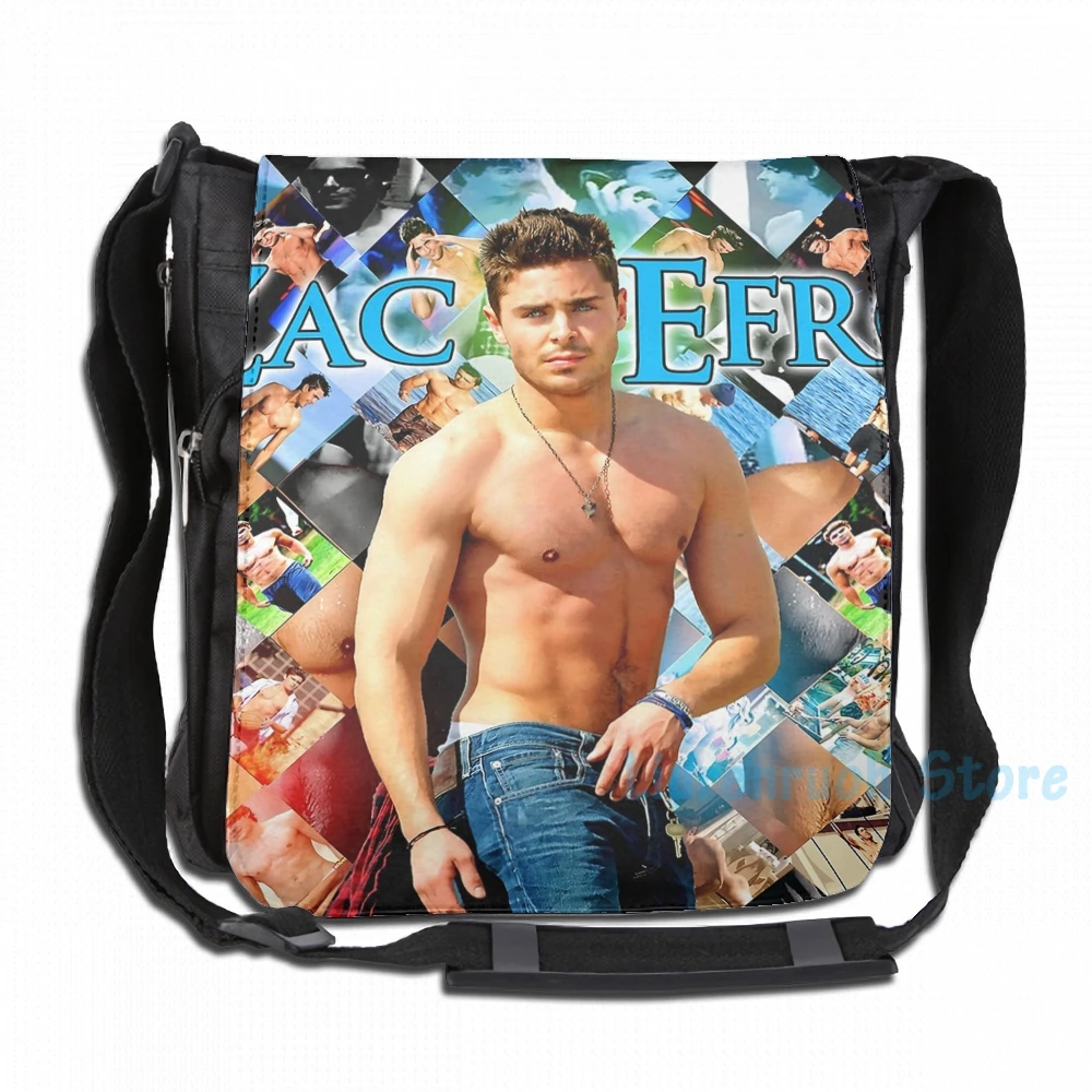 Забавный рюкзак с графическим принтом Zac Efron USB-зарядкой школьные ранцы для мужчин