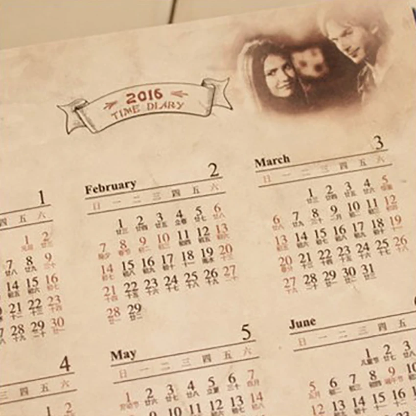 Блокнот из серии вампир с твердым покрытием 120 листов ежедневник горячим