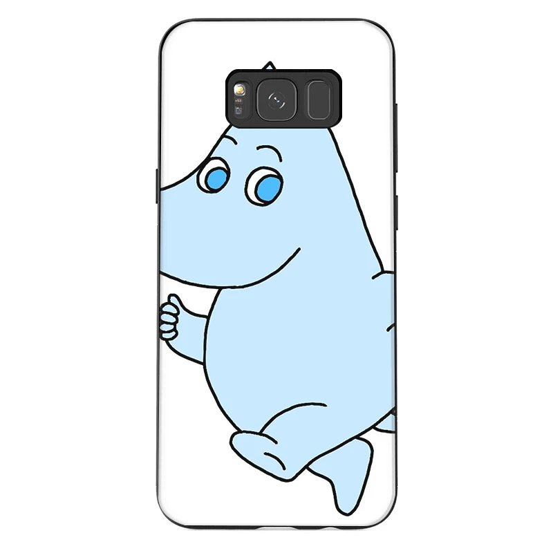 B7 Мобильный чехол для телефона из термополиуретана для samsung Galaxy A50 A70 A10 A30 A40 A3 A5 A6 A7 A8 A9 J6 Защитная крышка милые Бегемот мультяшным персонажем Мумий Тролль - Цвет: B7