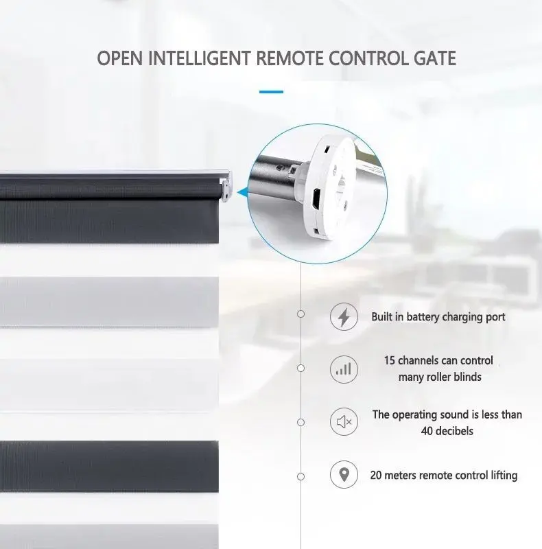 Рулонные шторы автоматическая электрическая шторка для окон фотошторы с