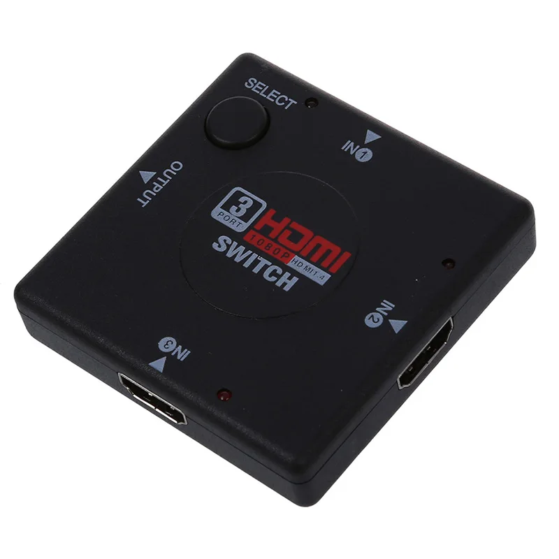 HDTV 1080P дисплей Видео DVD 3 порта HDMI переключатель сплиттер | Электроника