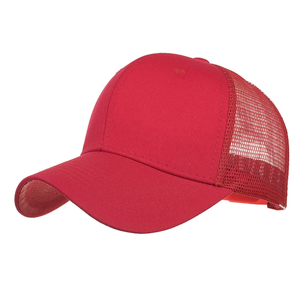 Свободная сетчатая Шляпа шапки мужские летние дышащие Snapback бейсбольная Кепка из