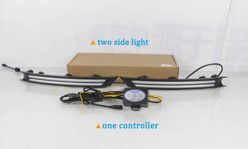Светодиодный Габаритные огни для Mazda CX-5 CX5 CX8 CX-8 drl Противотуманные фары 12V ABS DRL лампы дальнего света с указателями поворота