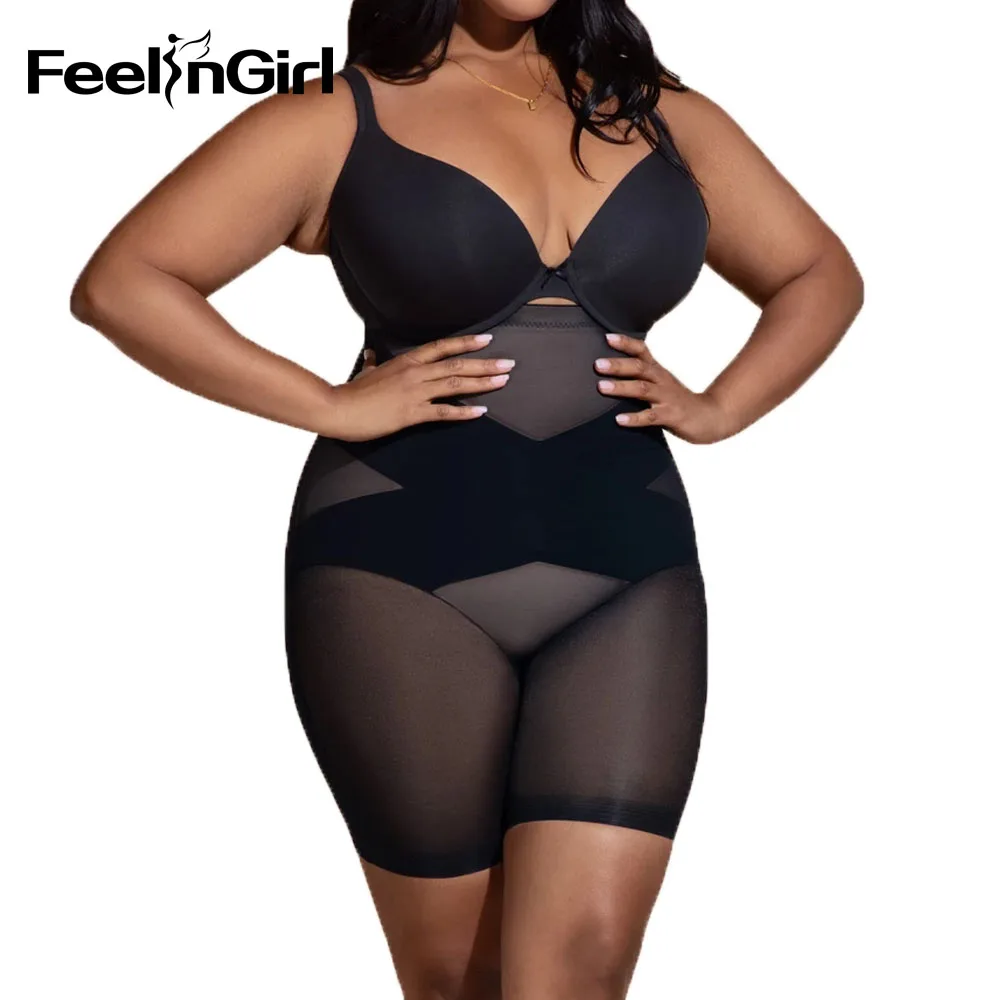 FeelinGirl Fajas Colombianas Shaper Seamless Shapewear Tummy Control Thigh Slimmer Postpartum Butt Lifter Slimming Underwear