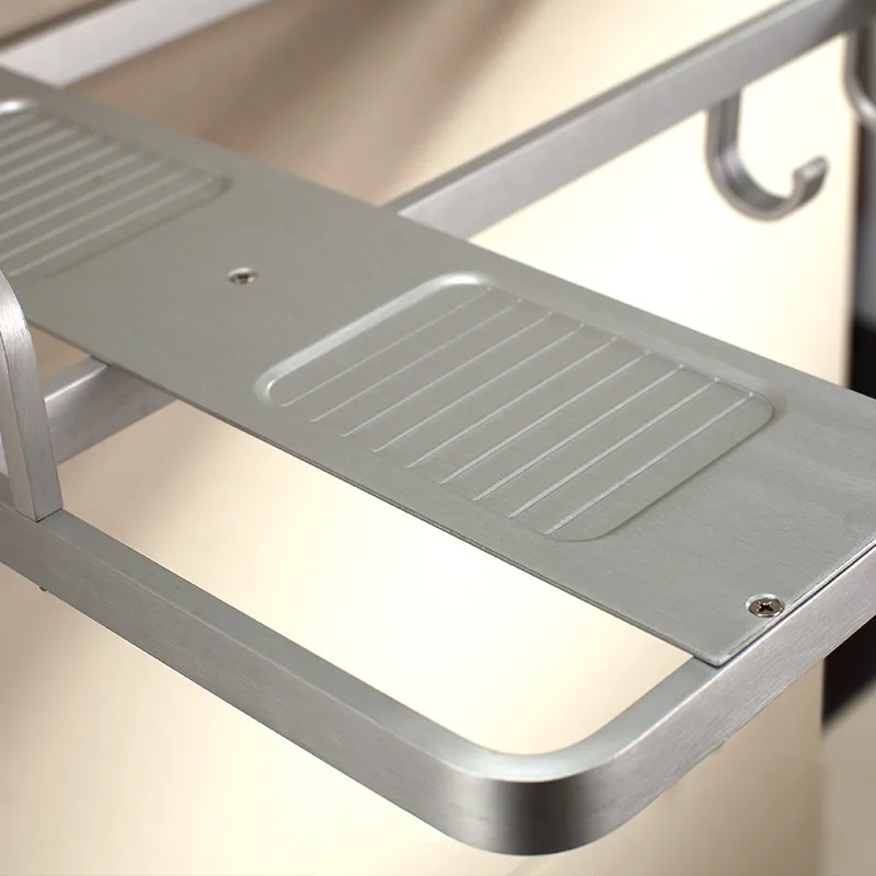 Настенный алюминиевый кронштейн для микроволновой печи кухонная полка хранения