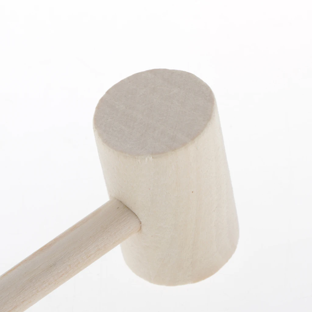 

10pcs Wooden Hammer Toy Lobster Mallet Beating Gavel for Kids
