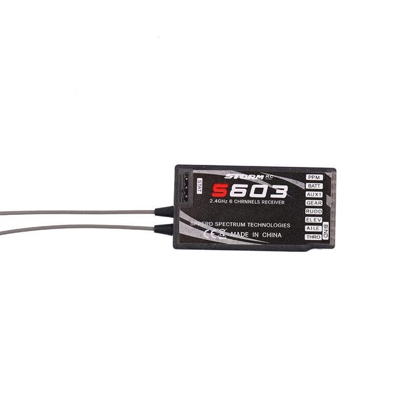 Приемник S603 6CH 2 4G совместимый с DX6i JR DX7 PPM Квадрокоптер для вертолетов