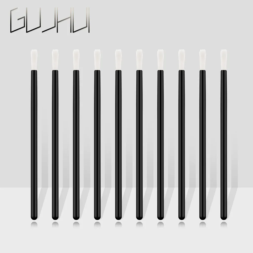 50pcs Disposable Lip Brush Set Lipstick Mascara Wands Cleaning Eyelash Eyebrow Makeup Applicators tools top sale products |