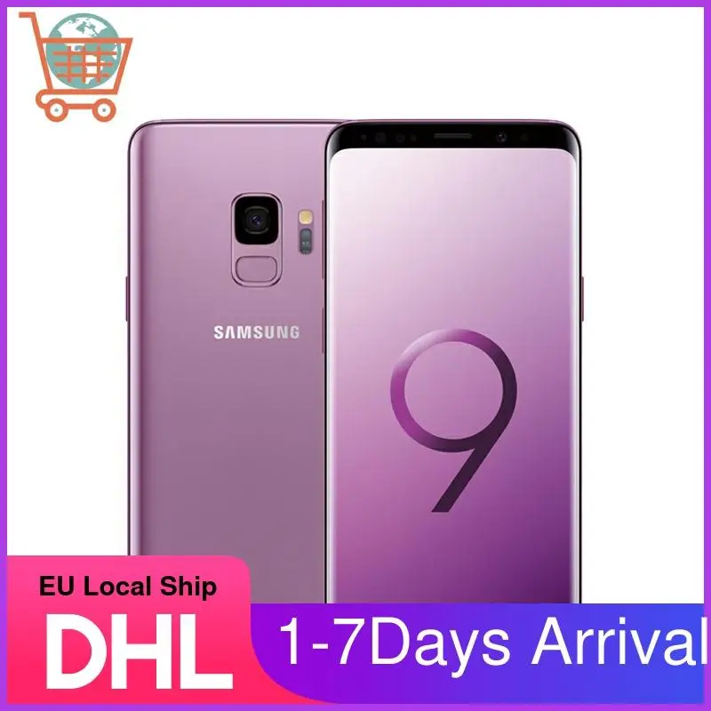 

Samsung S9 G960F Refurbished-Original Android Mobile Phone 4G LTE Snapdragon 845 Octa Core 5.8" 12MP&8MP RAM 4GB ROM 64GB NFC
