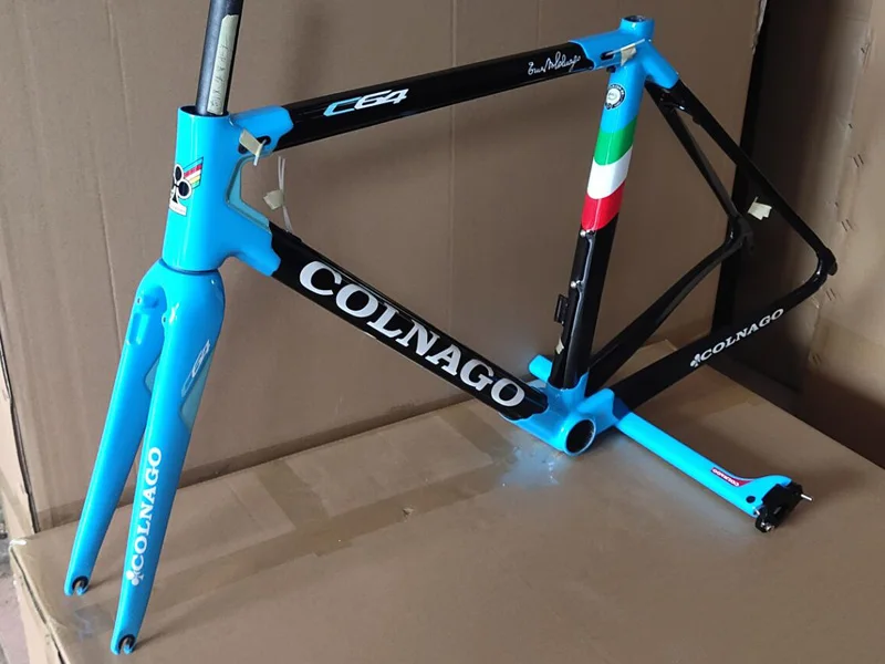 T1100 матовый или глянцевый однонаправленный композит черный bule Colnago C64 карбоновая рама велосипеда для механической группы и