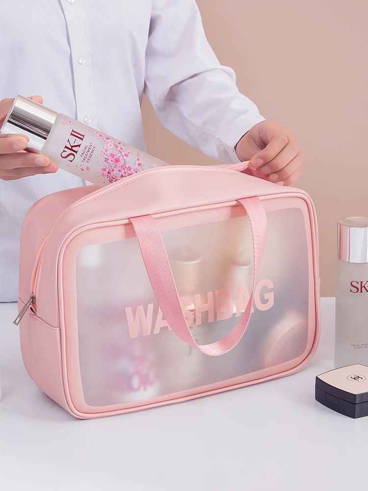 

3 pieces Make Up Bag 2020 New Super Fire Ins Wind Large Capacity Women Portable Travel Waterproof Washing Bag Storage Bag