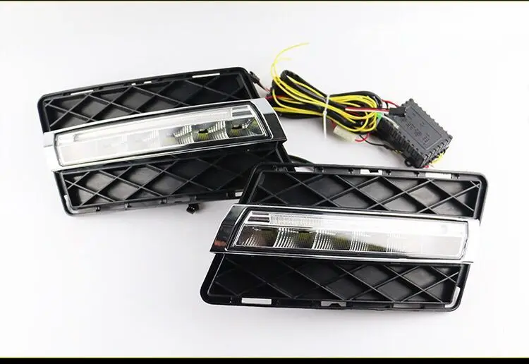 Автомобиль для Mercedes Benz GLK 300 GLK350 GLK500 2008 - 2012 желтый сигнал Trun светодиодный DRL