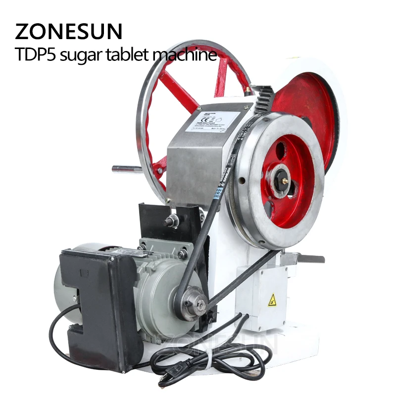 

ZONESUN TDP5 Automatic Pill Press Tdp5 Salt Tablet Press Machine Price Single Punch