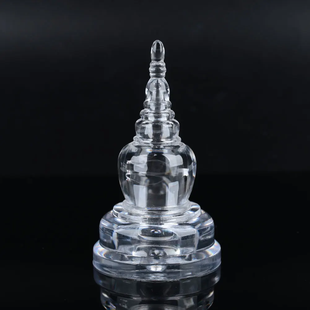 Акриловая пагода Stupa Sarira Кристальные подарки декоративные безделушки Буддийские