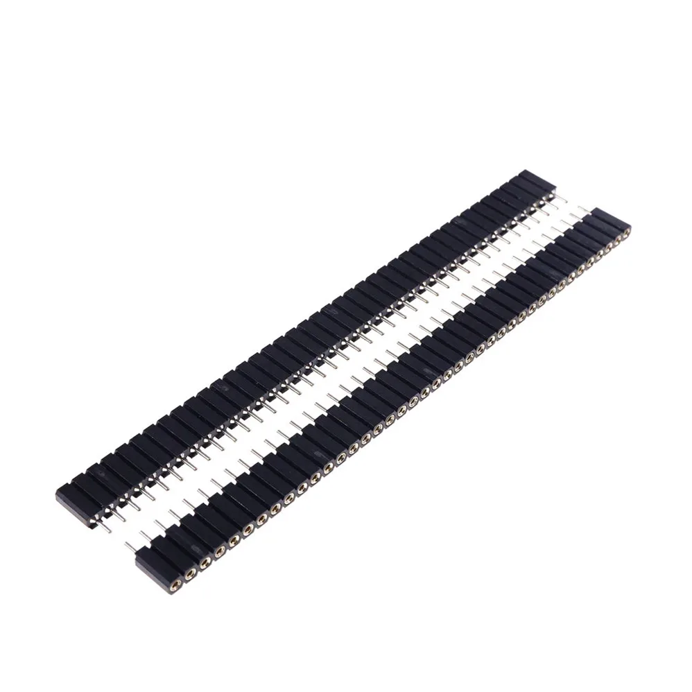 Однорядный круглый штырьковый разъем 1X40 4 шт. изолятор шага 2 54 мм в виде ленты 7 0 40