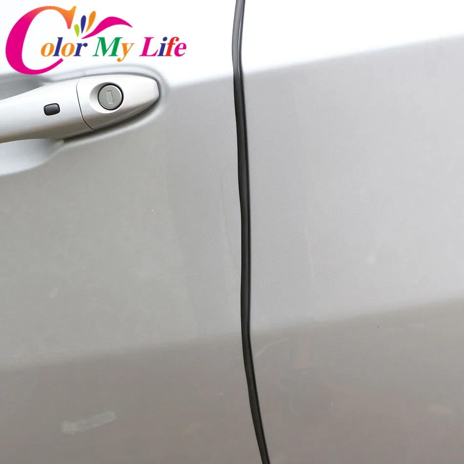 Цвет My Life 5 м защитная полоса для автомобильной двери с защитой от царапин Peugeot 2008