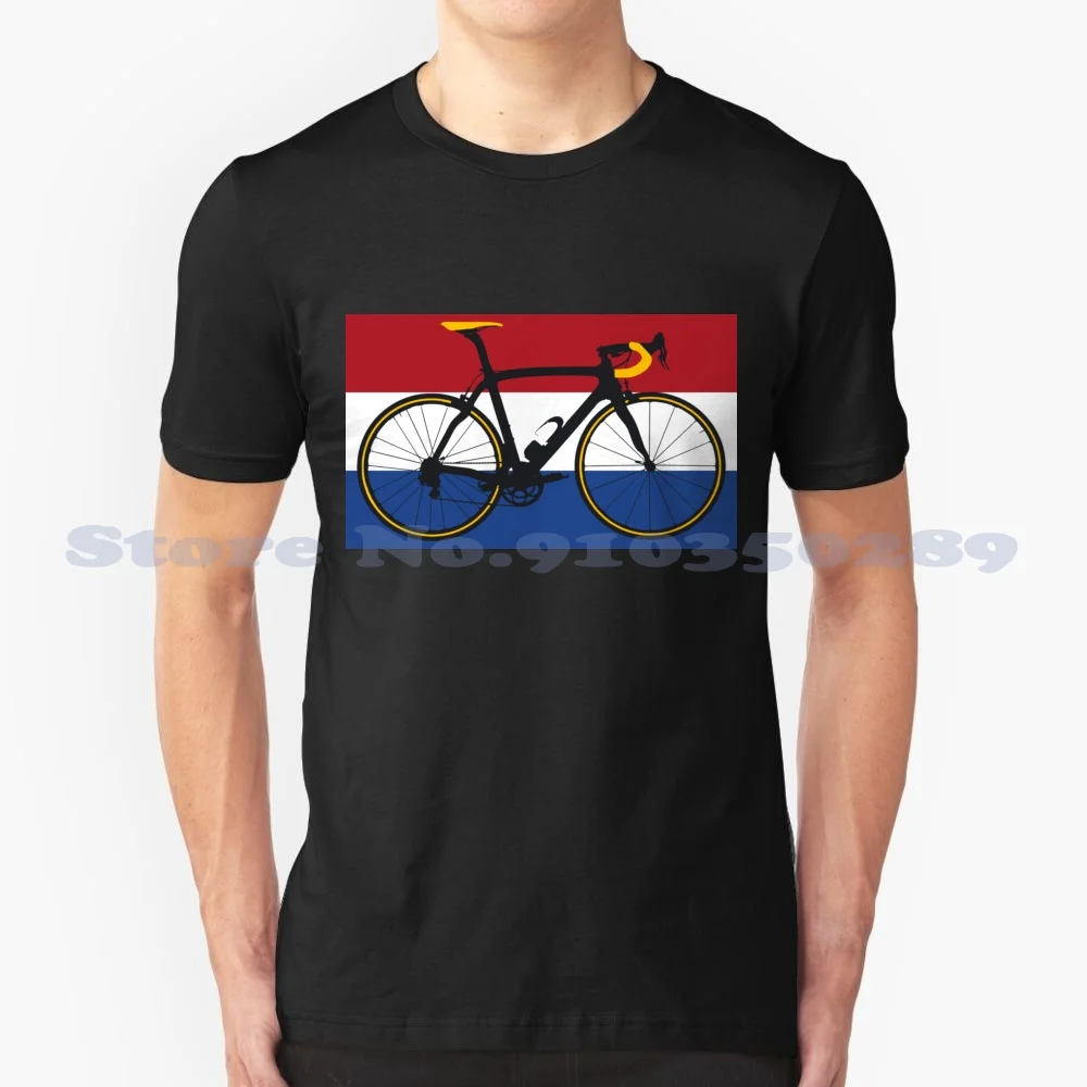 

Велосипедный флаг, Нидерланды (большой акцент), черная, белая, серая модная футболка, крутая, ретро, винтажная эмблема, логотип, мотив, велоси...