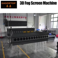 road case pack hanging 3d water fog screen machine 110v 220v restaurant club party door photo video play fan blow water mist