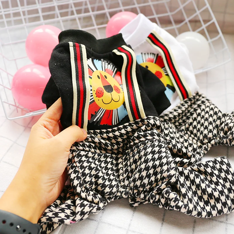 Клетчатые штаны комбинезон для собаки комбинезоны маленьких животных