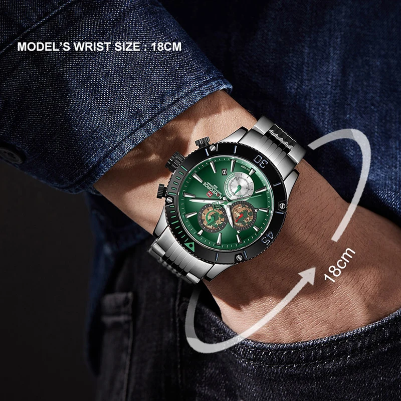 Новые мужские часы NAVIFORCE армейские военные спортивные наручные