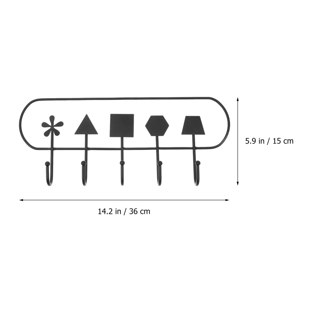 

1 Set Clothes Hook Door Decoration Creative Storage Rack Hallway Wall Hook