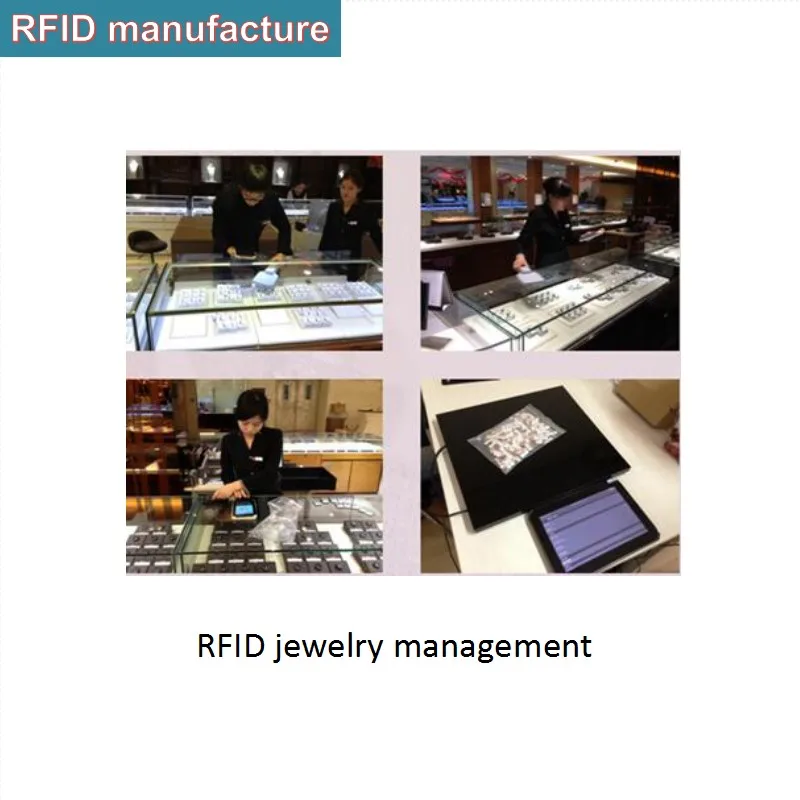 

Anti-theft UHF Passive RFID tag label stickers rfid security tags for jewelry Alien H3 for rfid handheld reader Jewelry Store