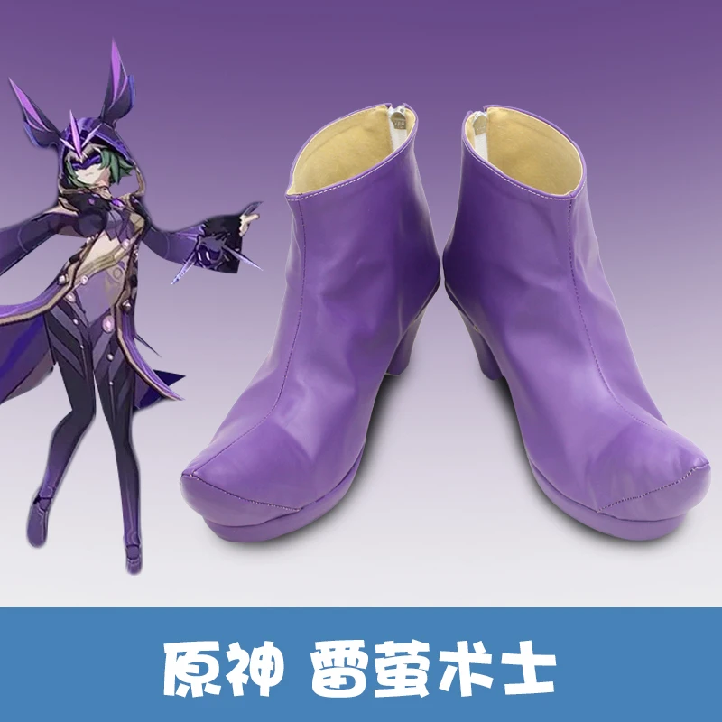 Genshin Impact LeiYingShuShi сапоги игровой комбинезон униформа Lei Ying Shu Shi косплей костюм обувь Хэллоуин Карнавал ролевая игра Genshin Impact LeiYingShuShi сапоги игровой комбинезон униформа Lei Ying Shu Shi косплей костюм обувь Хэллоуин Карнавал ролевая игра