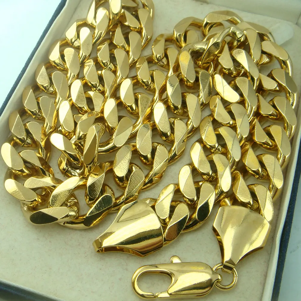 Мужское ожерелье цепочка длина 19 70 см ширина браслета 9 15 5 мм|Цепочки| |