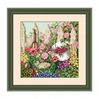 Набор для вышивки крестиком Fishxx, точная печать, C1511, украшение для роскошного сада, дома, гостиной комнаты, подвесная картина