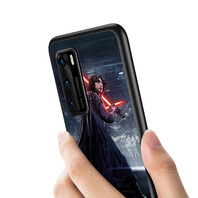 

Star Wars Disney Silicone Cover For Huawei P40 P30 P20 Pro P10 P9 P8 Lite RU E Mini Plus 2019 2017 Black Phone Case