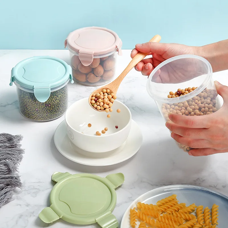 Банка с крышкой бутылка для перекуса Кухня сохранение домашняя зерна может Еда