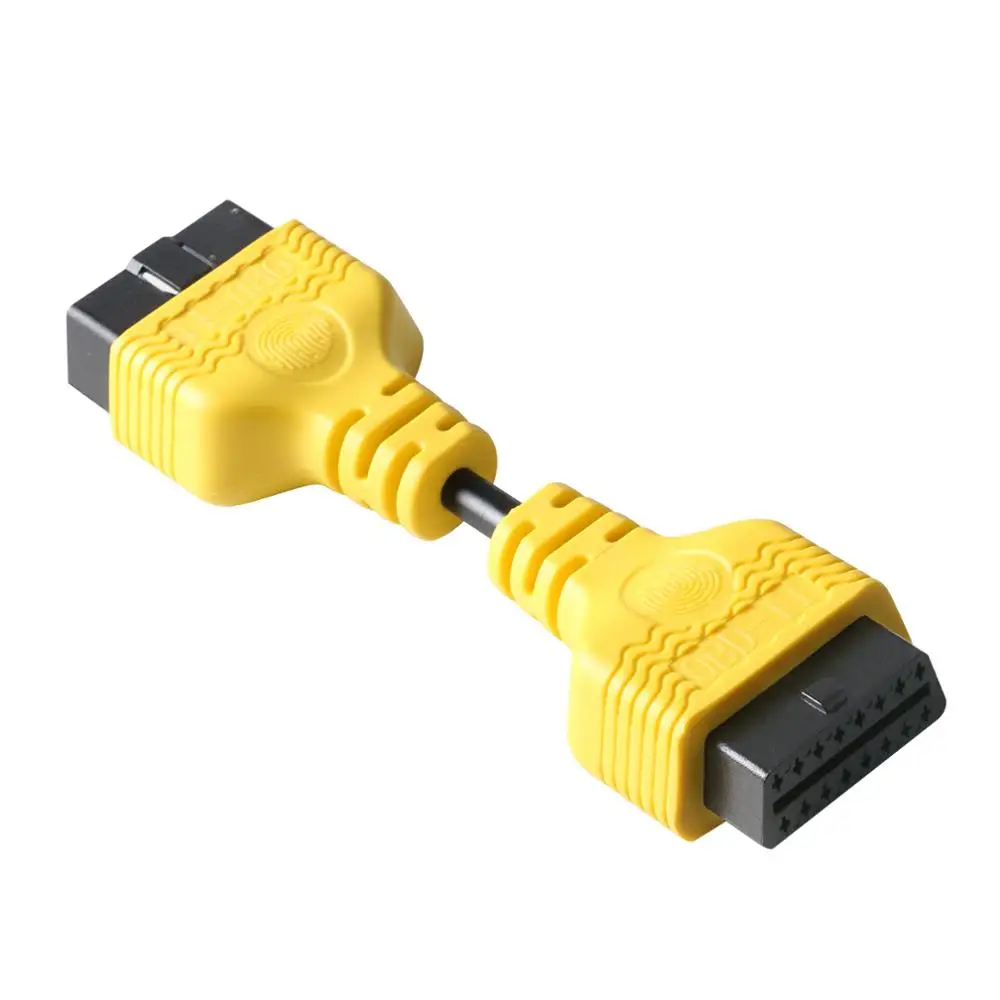 OBD2 Удлинительный кабель 16pin 14 см разъем адаптера Удлинительный Кабель OBDII