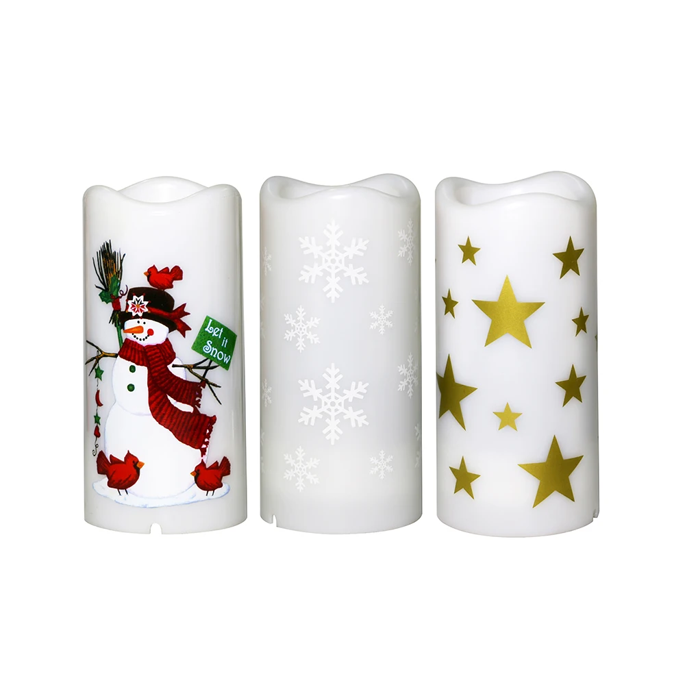 Светодиодная лампа свеча Проекционные декоративные огни украшения для