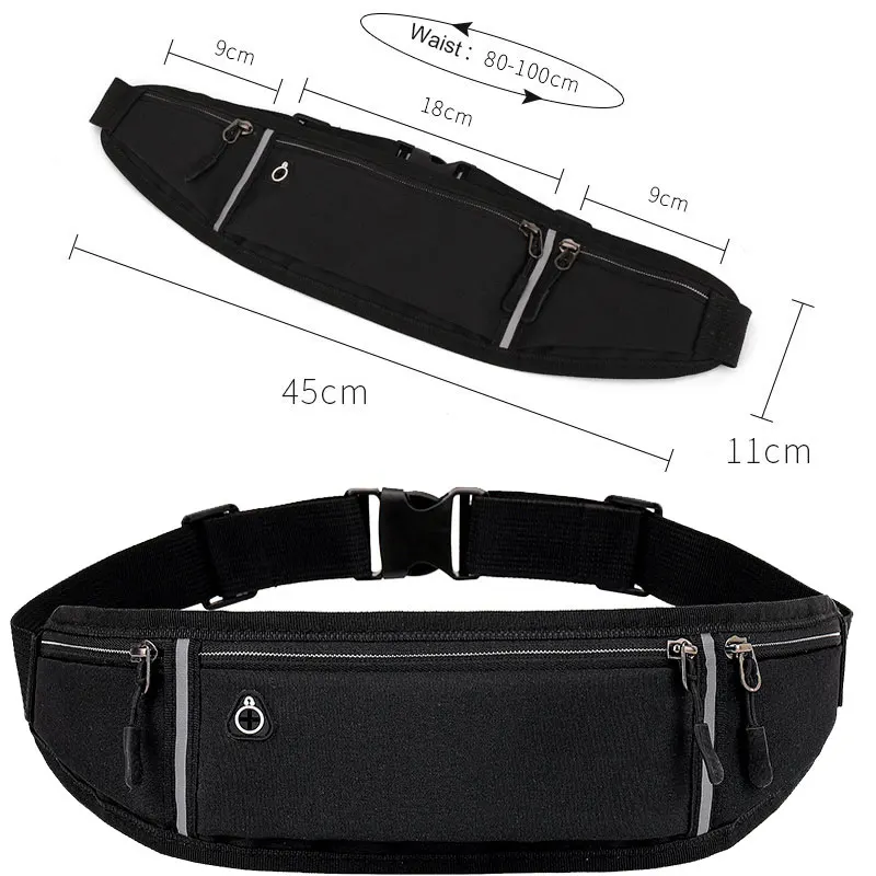 2021 New Running Sports Bag Men Women Outdoor Jogging Waist Pocket Waterproof Cycling Gym Mobile Phone Belt Pack Pouch | Спорт и
